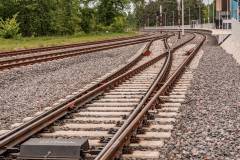 linia kolejowa, stacja, tor, rozjazd, Hajnówka, KPO, wąskie gardło