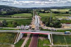 nowy przystanek, nowa estakada, nowa infrastruktura, Pisary