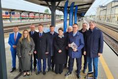 stacja, Skarżysko-Kamienna, LK8, Przedsiębiorstwo Napraw i Utrzymania Infrastruktury Kolejowej, podpisanie umowy, Klimczak Dariusz, Tumlin, Kuczewska-Łaska Małgorzata, IDOM