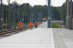 LK7, Otwock, nowa infrastruktura pasażerska, nowy tor