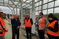 nowy przystanek, Merchel Ireneusz, Wałbrzych Centrum, briefing prasowy, nowa infrastruktura