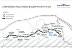 modernizacja, infografika, informacja prasowa, pomorskie, Trójmiasto, Gdynia, aglomeracja trójmiejska, Lębork, Słupsk, LK202, Gdynia Chylonia, Reda Buczka, Bolszewo, Gościcino Zielony Dwór, Łebień, Siemianice, Rumia, Reda, Wejherowo, inwestycja