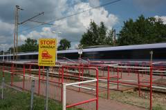 bezpieczeństwo, krzyż św. Andrzeja, Józefów, przejście pieszo-rowerowe