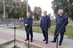 Olsztyn, Gutkowo, nowy przystanek, Merchel Ireneusz, LK220, briefing prasowy, nowa infrastruktura pasażerska, Olsztyn Likusy, Olsztyn Redykajny, Olsztyn Szkoła