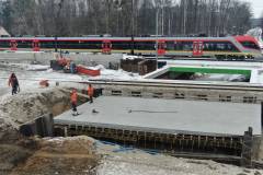 prace budowlane, nowy wiadukt, nowa infrastruktura, Andrespol