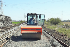 przewóz towarów, prace torowe, Dziarnowo, Wapienno, LK206