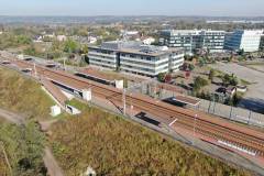 E30, przebudowa peronu, infrastruktura pasażerska, przystanek, Kraków Business Park