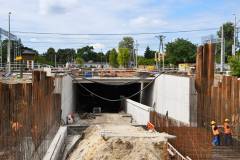 tunel, Legionowo, prace budowlane, nowa infrastruktura