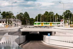 Sulejówek, nowy tunel, nowa infrastruktura, pociąg osobowy