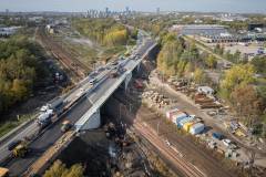 wiadukt drogowy, katowicki węzeł kolejowy, ul. Bagienna