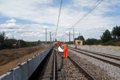 LK8, nowy przystanek, prace budowlane, nowa infrastruktura, program budowy 200 przystanków kolejowych, nowy peron, Dąbrówka Zabłotnia