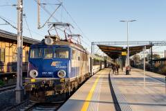 stacja, Słupsk, nowa infrastruktura, nowy peron, pociąg osobowy