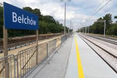 stacja, Bełchów, nowa infrastruktura, nowy peron