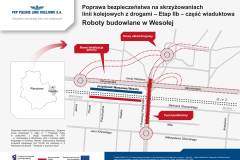 mapa, budowa tunelu, Warszawa Wesoła, Praskiego Pułku