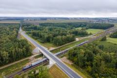 wiadukt, modernizacja, Rail Baltica, pociąg, Szepietowo, nowa infrastruktura