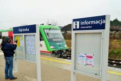 nowy przystanek, Hajnówka, Lewki, LK31, LK32, LK52, nowa infrastruktura pasażerska, nowy tor, nowa infrastruktura, pociąg pasażerski