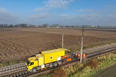 PUN, maszyna, LK204, prace na stacji kolejowej