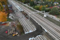 stacja, Bełchów, prace budowlane, nowa kładka