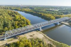 most, Narew, nowa infrastruktura, widok z lotu ptaka